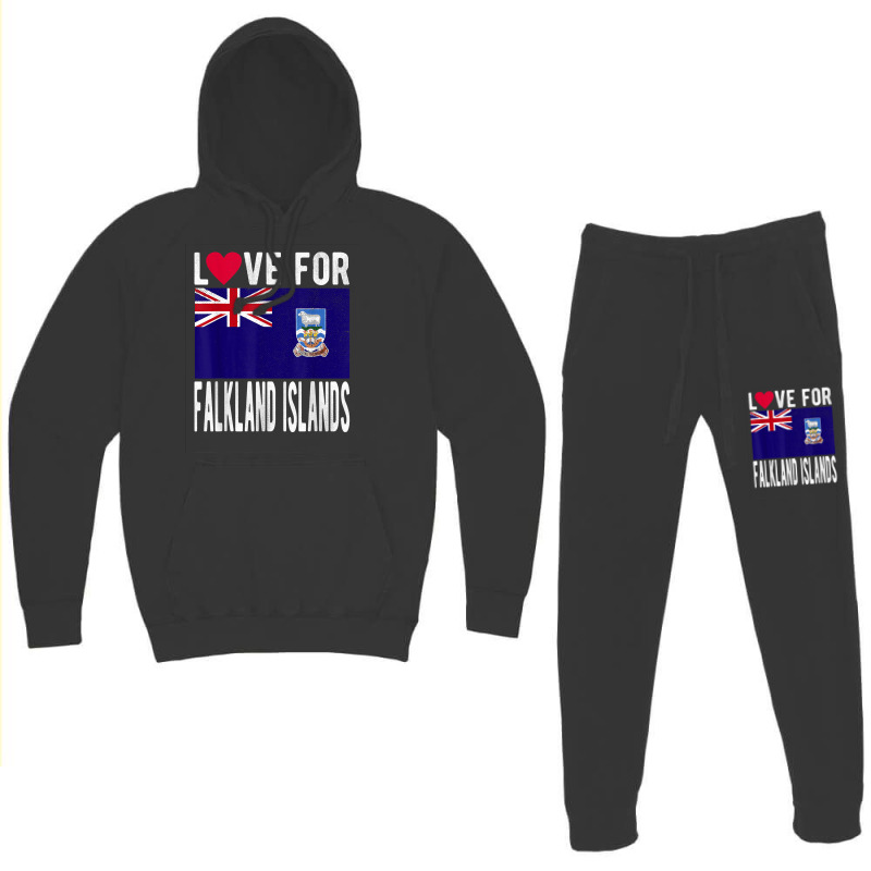 Love For Falkland Islands T Shirt Hoodie & Jogger set by nilda1pr4klauer | Artistshot