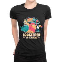 Limited Edition Zookeeper Training Zoo Animal Wildlife Animal Care Ladies Fitted T-shirt | Artistshot