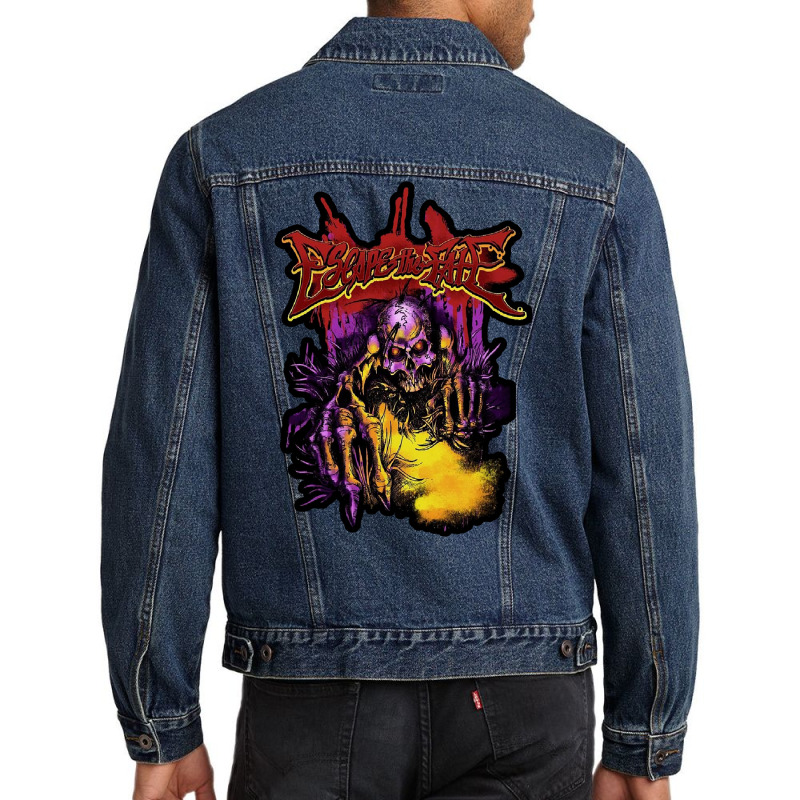 Crawling Zombie From Dark Night Men Denim Jacket | Artistshot