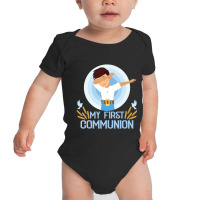 Limited Edition My First Holy Communion Dabbing Boy Baby Bodysuit | Artistshot