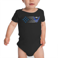 Limited Edition Proud United States Us Air Force Usaf Baby Bodysuit | Artistshot