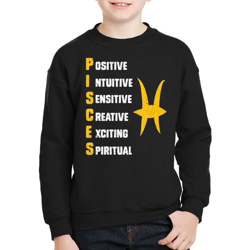 Trending Zodiac Sign Pisces Astrologist Pisces Youth Sweatshirt by michaelyounger19 | Artistshot