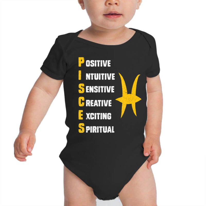 Trending Zodiac Sign Pisces Astrologist Pisces Baby Bodysuit by michaelyounger19 | Artistshot