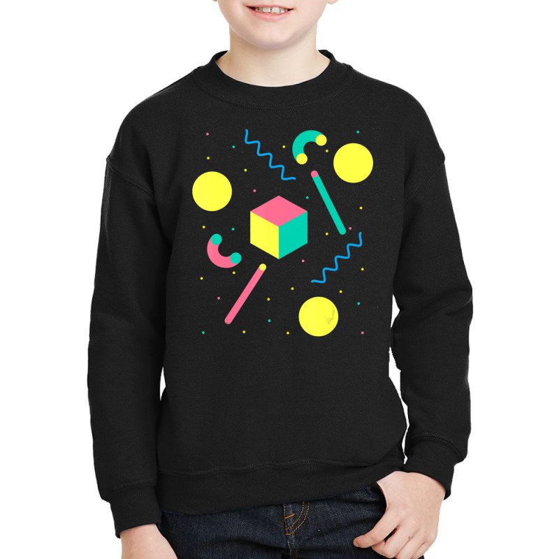 Hot Trend Retro 80s & 90s Vintage Geometric Pattern Memphis Style Youth Sweatshirt | Artistshot