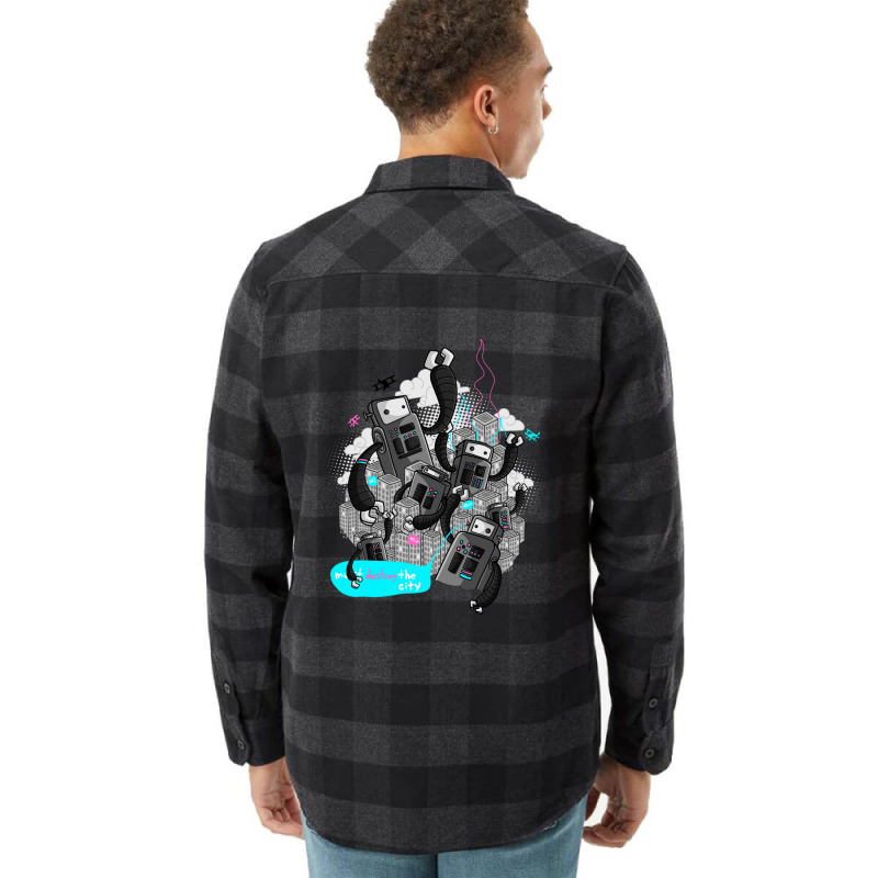 Must Destroy The City Flannel Shirt | Artistshot