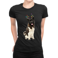 Hot Trend American Akita Reindeer Christmas Dog Ladies Fitted T-shirt | Artistshot