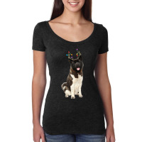 Hot Trend American Akita Reindeer Christmas Dog Women's Triblend Scoop T-shirt | Artistshot