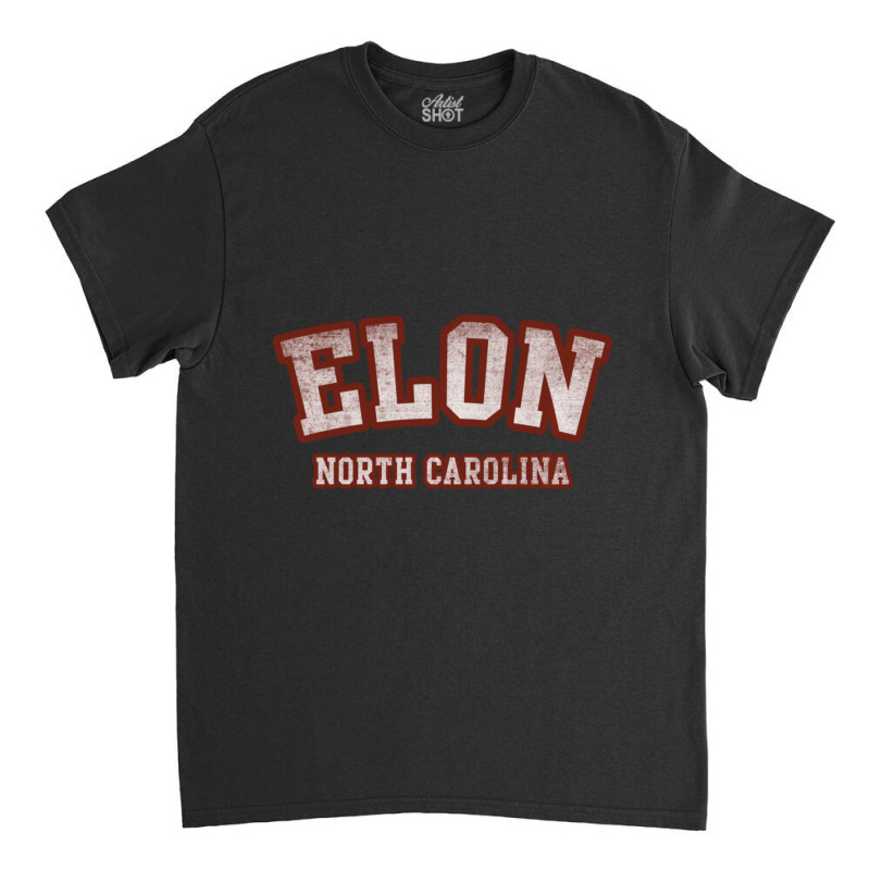 Hot Trend Elon North Carolina Athletic Text Sport Style Classic T-shirt | Artistshot