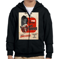 Limited Edition 31 Days Of Horror - The Terror Is Real Variant 1 Youth Zipper Hoodie | Artistshot