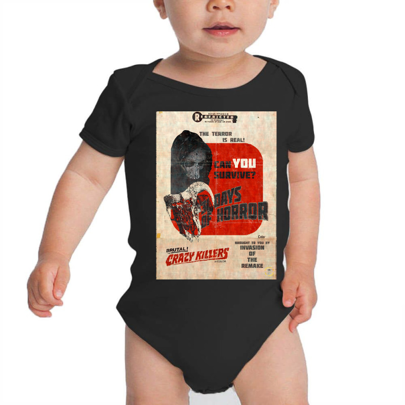 Limited Edition 31 Days Of Horror - The Terror Is Real Variant 1 Baby Bodysuit by Ledford Leslie | Artistshot