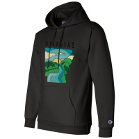 Hot Trend Arkansas Nature Landscape Champion Hoodie | Artistshot