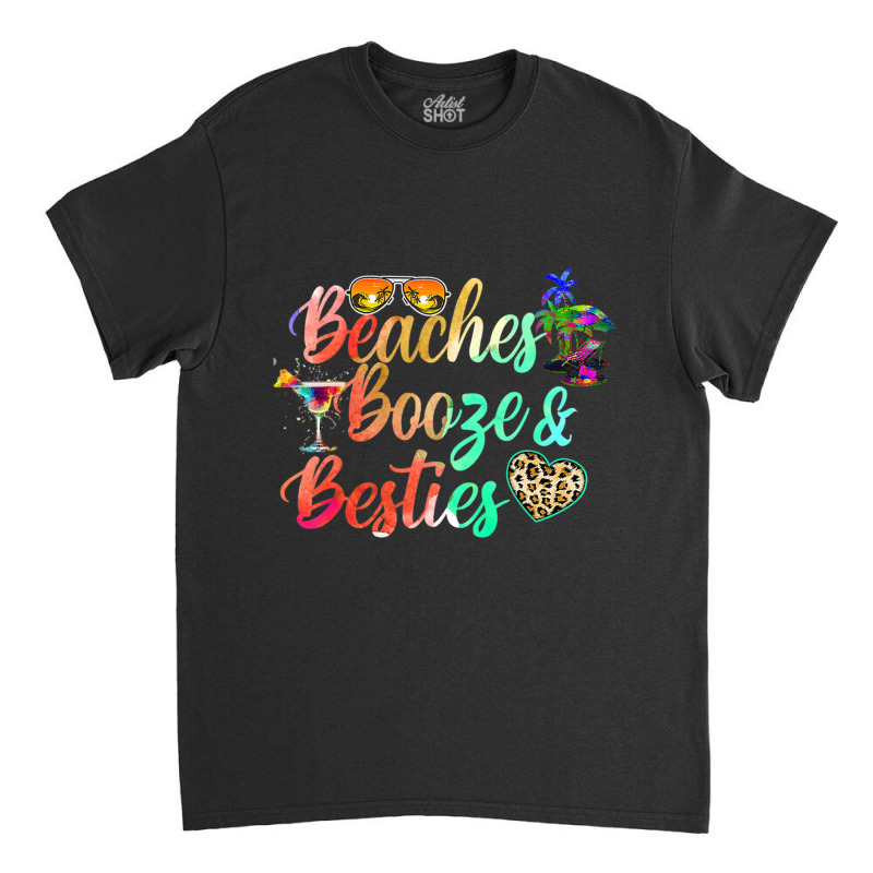 Trending Girls Weekend Trip Florida 2022 Beaches Booze & Besties Classic T-shirt by Crews Micki | Artistshot