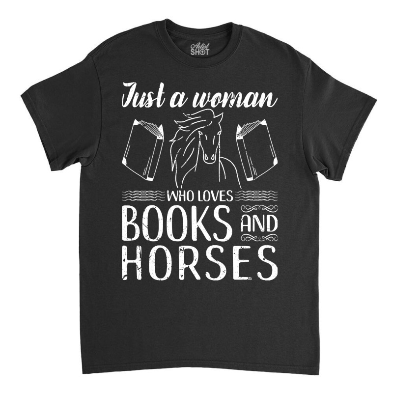 Limited Edition Read Books Horse Lover Classic T-shirt by Rios Arevalo | Artistshot