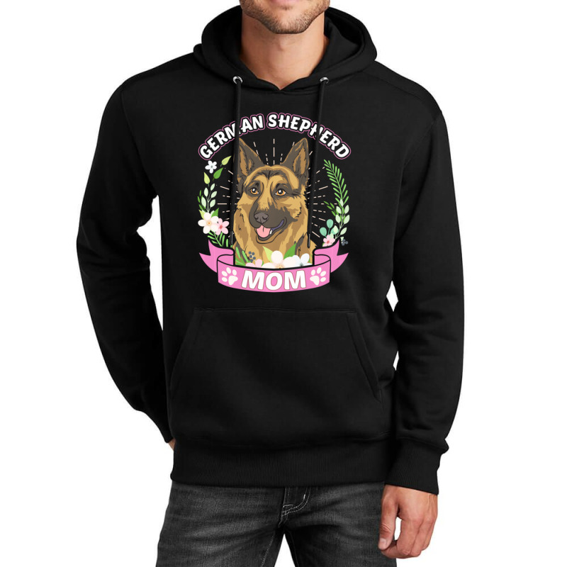 Limited Edition Dog Breed Shirts German Shepherd Mom Unisex Hoodie by Pannell Quintero | Artistshot