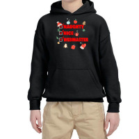 Naughty Nice Webmaster Funny Webmaster Christmas T Shirt Youth Hoodie | Artistshot