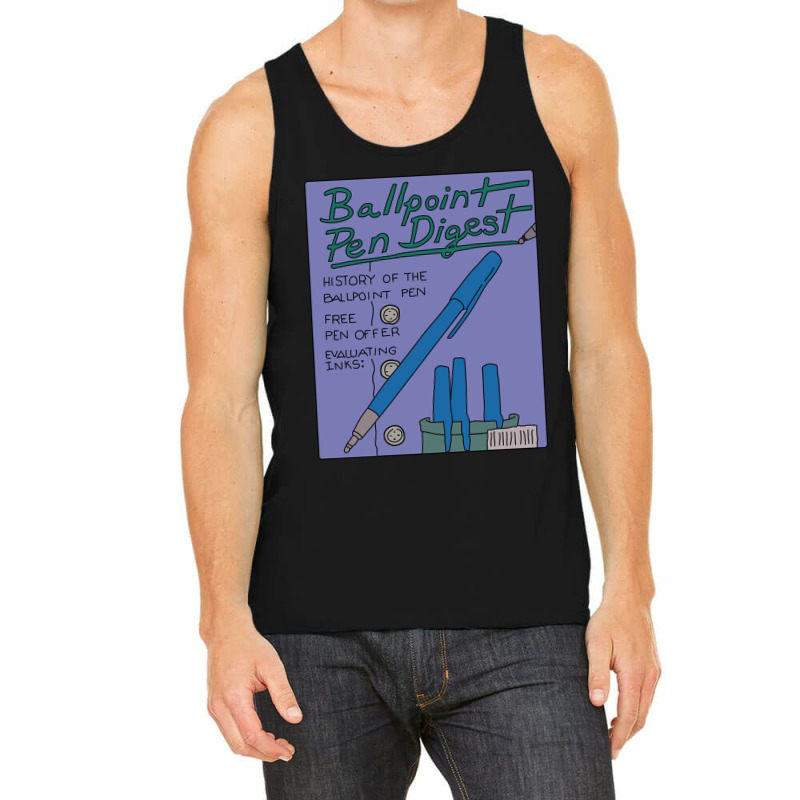 Hot Trend Ballpoint Pen Digest Magazine Tank Top by Ledford Leslie | Artistshot