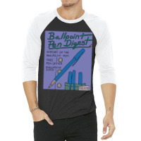 Hot Trend Ballpoint Pen Digest Magazine 3/4 Sleeve Shirt | Artistshot