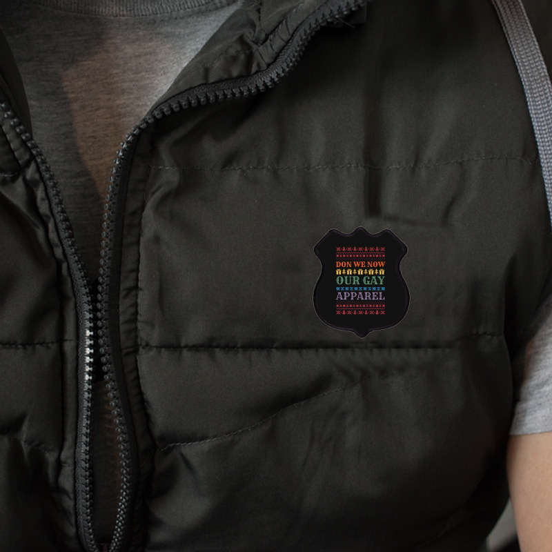 Trending Don We Now Our Gay Gay Christmas Lgbt Xmas Shield Patch | Artistshot