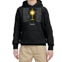 Anima Christi Tshirt Soul Of Christ Sanctify Catholic Latin Youth Hoodie | Artistshot