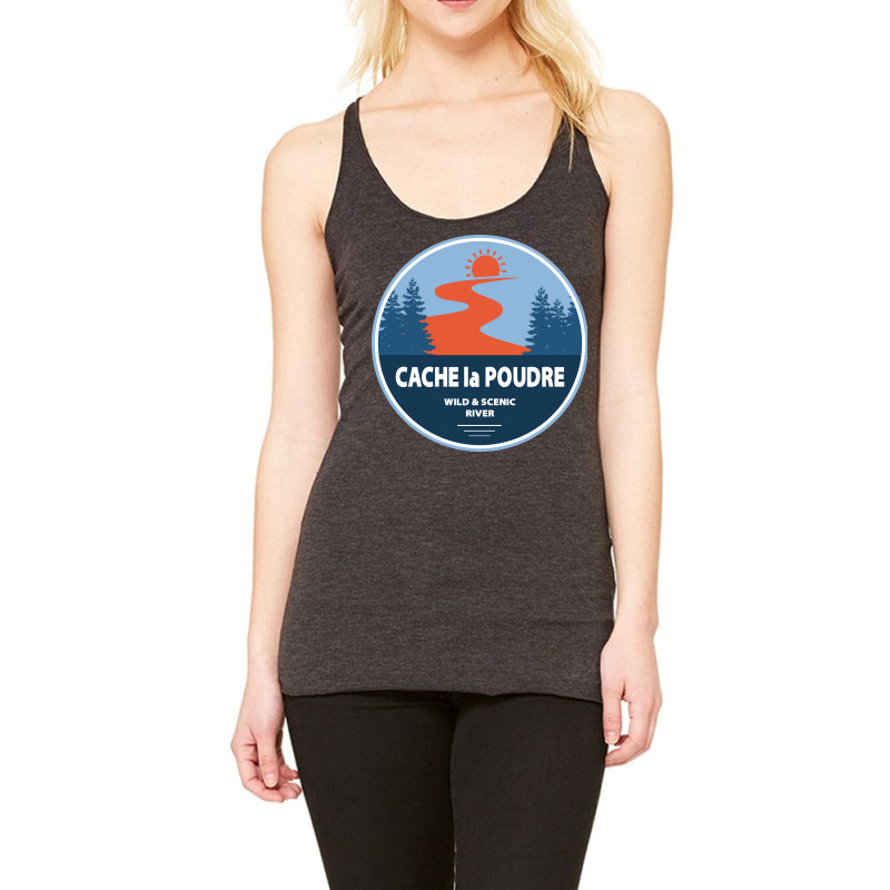 Cache La Poudre Wild And Scenic River Nature Girl Racerback Tank by muljabening | Artistshot