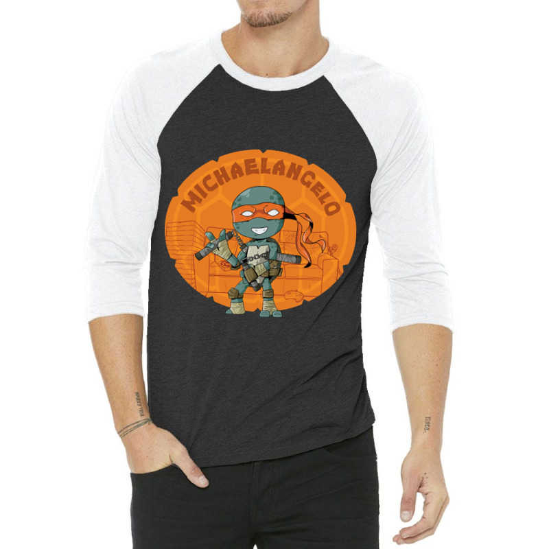 Trending Michaelangelo 3/4 Sleeve Shirt | Artistshot