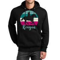 Reagan Name Gift   Equestrian Shirt Reagan Horse Girl T Shirt Unisex Hoodie | Artistshot