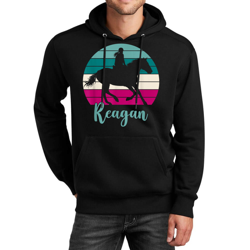 Reagan Name Gift   Equestrian Shirt Reagan Horse Girl T Shirt Unisex Hoodie by nilda1pr4klauer | Artistshot