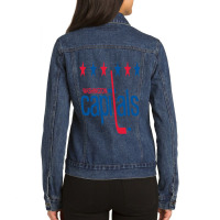 Capitals Merch Ladies Denim Jacket | Artistshot