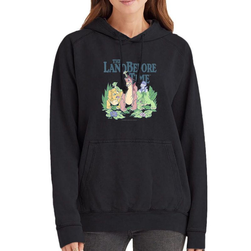 Land Before Time Pastel Dinosaur Friends Vintage Hoodie | Artistshot