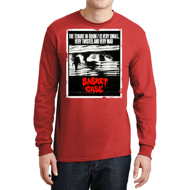 Basket Case T 80s Horror Movie Vhs Cover  Classic Long Sleeve Shirts by opobiluhtlaw | Artistshot