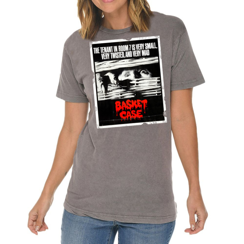 Basket Case T 80s Horror Movie Vhs Cover  Classic Vintage T-Shirt by opobiluhtlaw | Artistshot