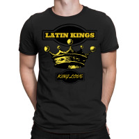 Latin Kings Inspired Crown With Words King Love Old School Style T-shirt | Artistshot