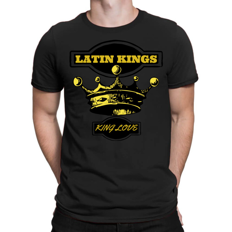 Latin Kings Inspired Crown With Words King Love Old School Style T-Shirt by LisaBurlingame | Artistshot