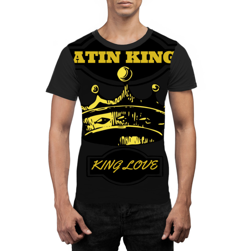 Latin Kings Inspired Crown With Words King Love Old School Style Graphic T-shirt by LisaBurlingame | Artistshot