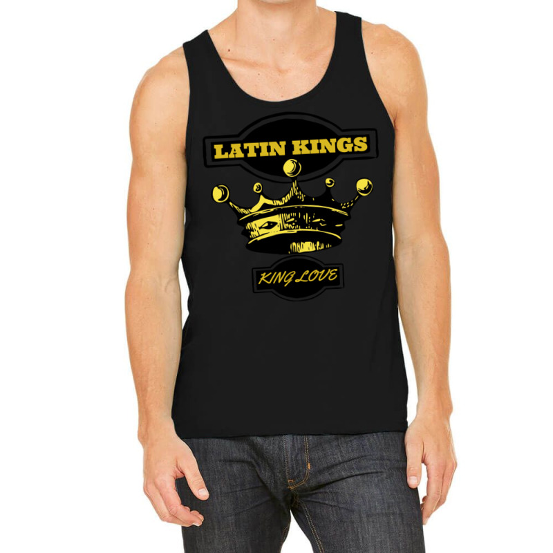 Latin Kings Inspired Crown With Words King Love Old School Style Tank Top by LisaBurlingame | Artistshot