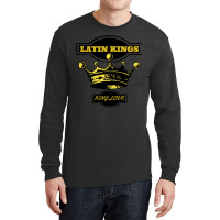 Latin Kings Inspired Crown With Words King Love Old School Style Long Sleeve Shirts | Artistshot