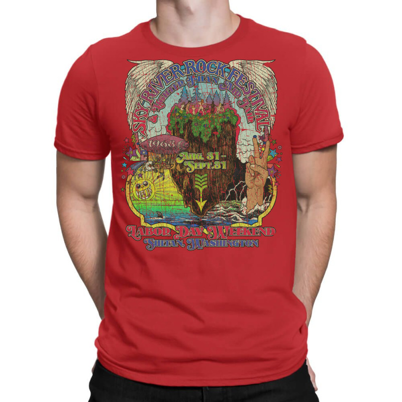 Sky River Rock Festival And Lighter Than Air Fair 1968 T-shirt | Artistshot