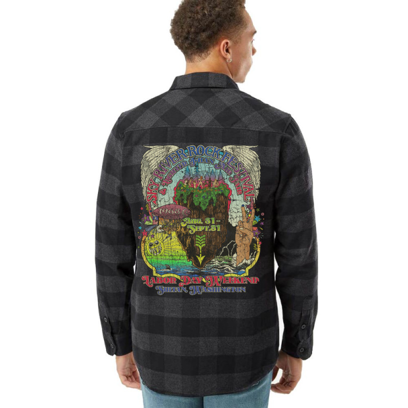 Sky River Rock Festival And Lighter Than Air Fair 1968 Flannel Shirt | Artistshot