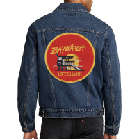 Baywatch Badge  Uniform Classic Men Denim Jacket | Artistshot