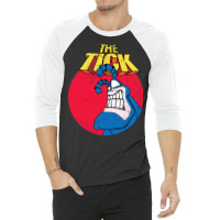 The Tick Superhero Vintage 3/4 Sleeve Shirt | Artistshot