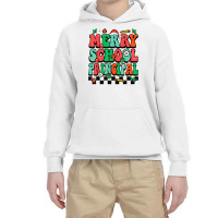 Merry School Principal Groovy Christmas Principal T Shirt Youth Hoodie | Artistshot