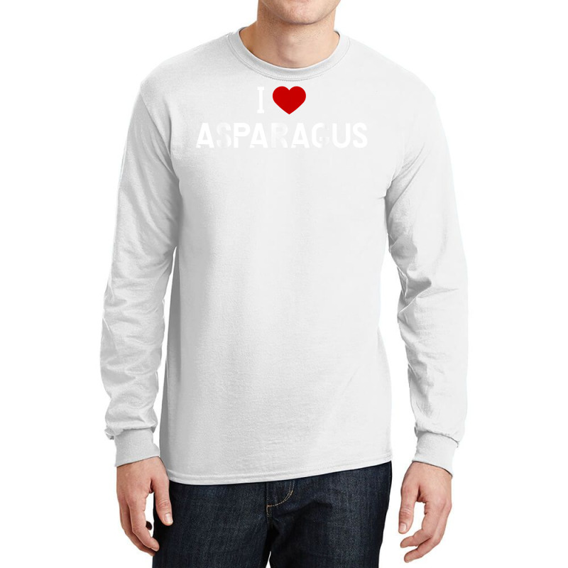 I Love Asparagus Shirt   American Food Long Sleeve Shirts by Pinch1410 | Artistshot