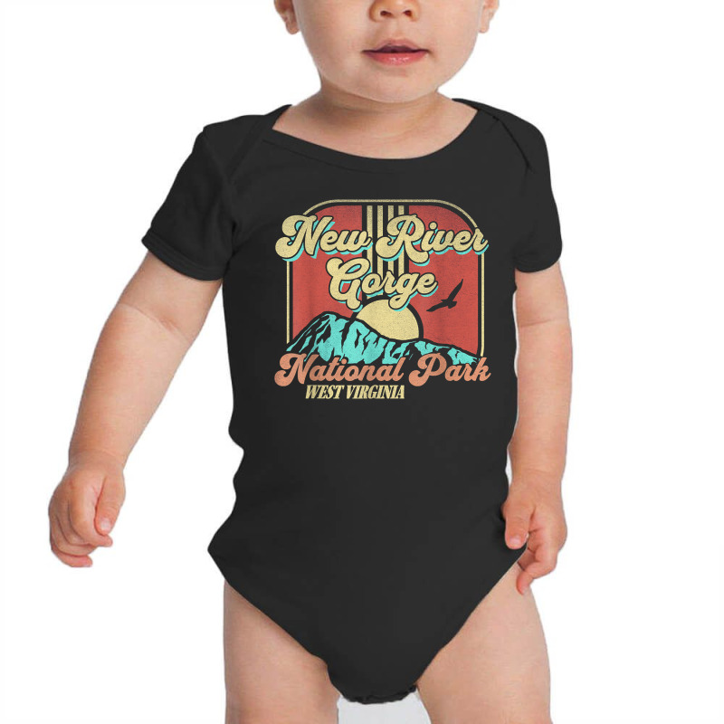 New River Gorge National Park Nature Hiking Outdoors T Shirt Baby Bodysuit | Artistshot