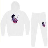 Dead E Virtuoso Rock Guitar Player Zombie Skeleton Hoodie & Jogger Set | Artistshot