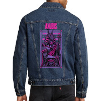 Pink Graphic Anubis Typical God Figure T Shirt Men Denim Jacket | Artistshot