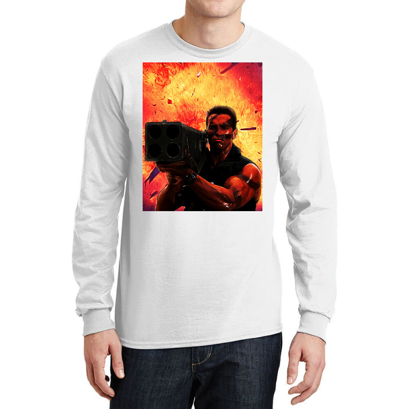 Commandoinspired Matrix Rocket Launcher Graphic  (1) Long Sleeve Shirts | Artistshot