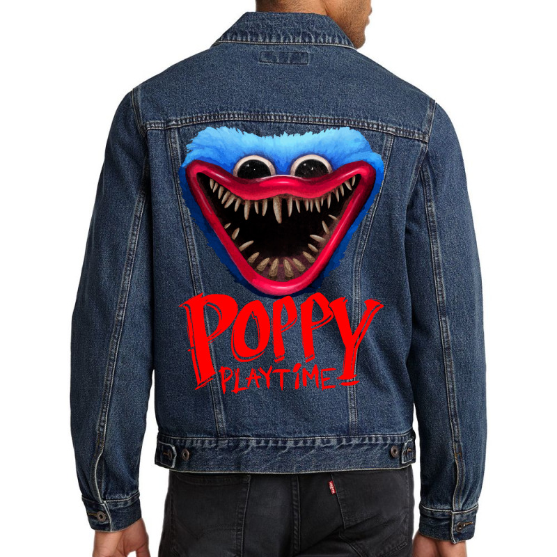 Poppy Playtime Green Music Men Denim Jacket | Artistshot