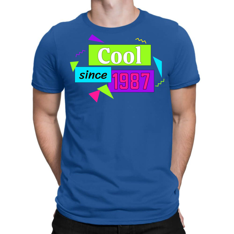 Cool Since 1987 Birthday Design  (1) (1) T-shirt | Artistshot