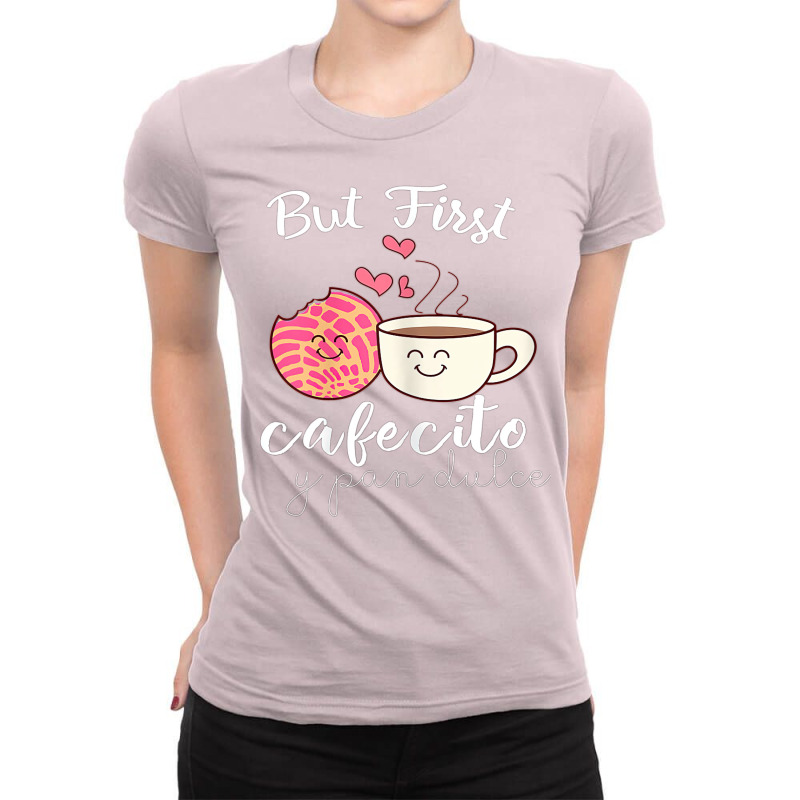 Latina Mom Cute Spanish Coffee And Conchas Pun Mama Classic Ladies Fitted T-Shirt by kharathirosij | Artistshot