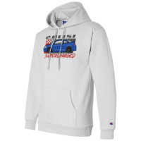 Supercharged Arrival Blue Champion Hoodie | Artistshot